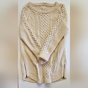 EUC Womens LL Bean Signature M Fisherman  Tunic Sweater